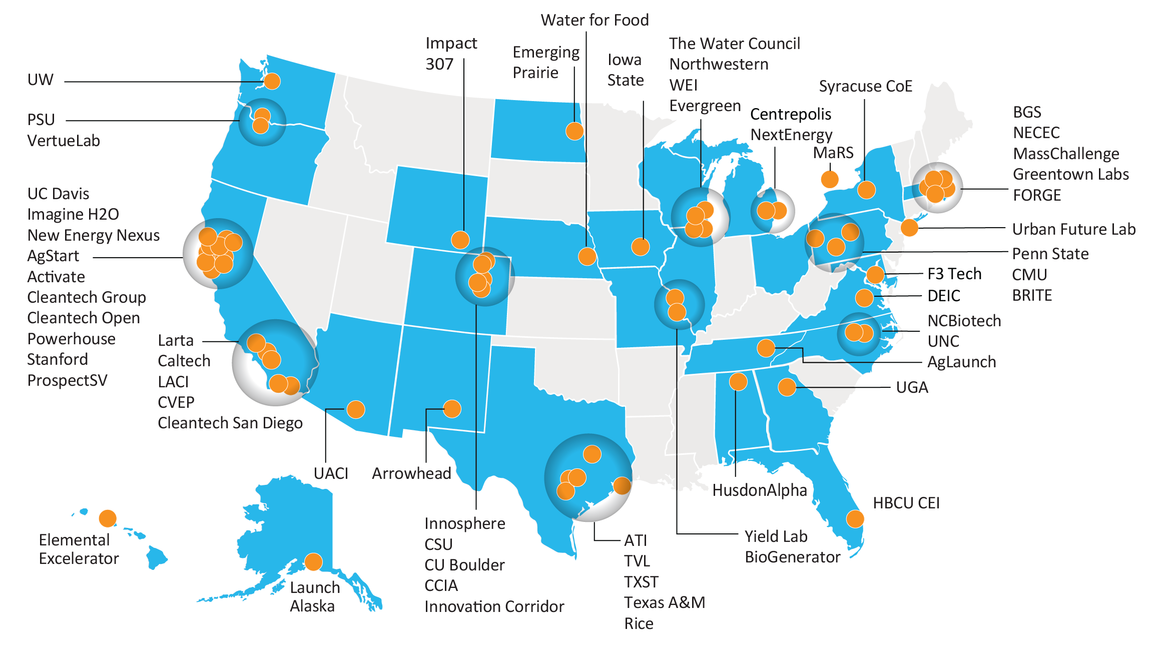 Channel Partners Map for IN2 3-23