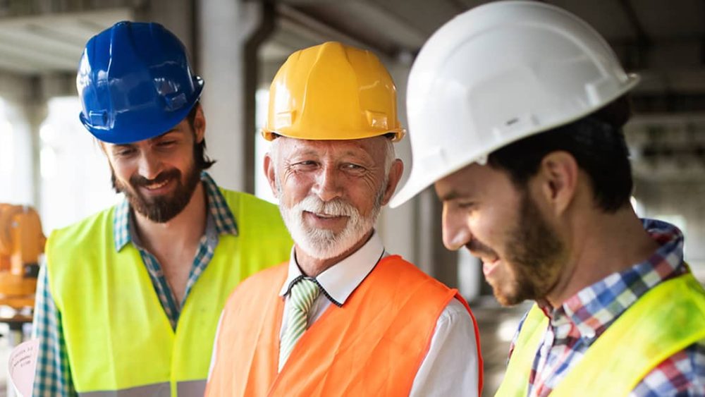 Group of construction engineer working in construction site and management in the construction site