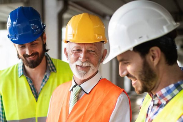 Group of construction engineer working in construction site and management in the construction site