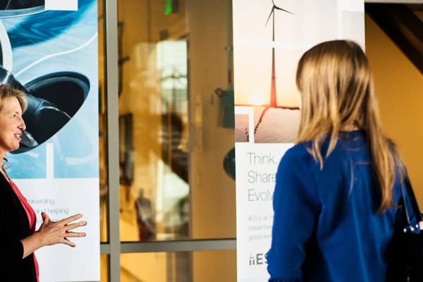 Three women talk candidly inside.